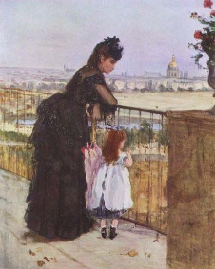 Berthe Morisot On the Balcony oil painting image